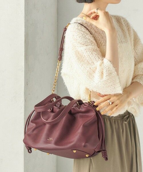 SHIPS / シップス ショルダーバッグ | 《予約》【WEB限定】George Cinq: DRAWSTRING BAG（L） | 詳細13