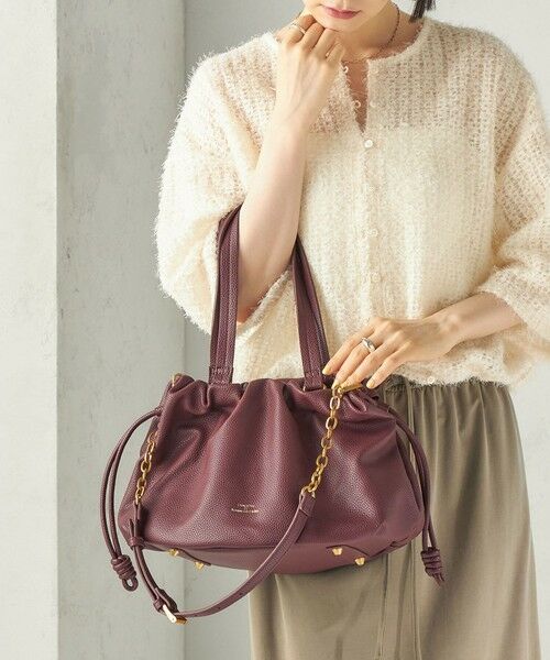 SHIPS / シップス ショルダーバッグ | 《予約》【WEB限定】George Cinq: DRAWSTRING BAG（L） | 詳細14