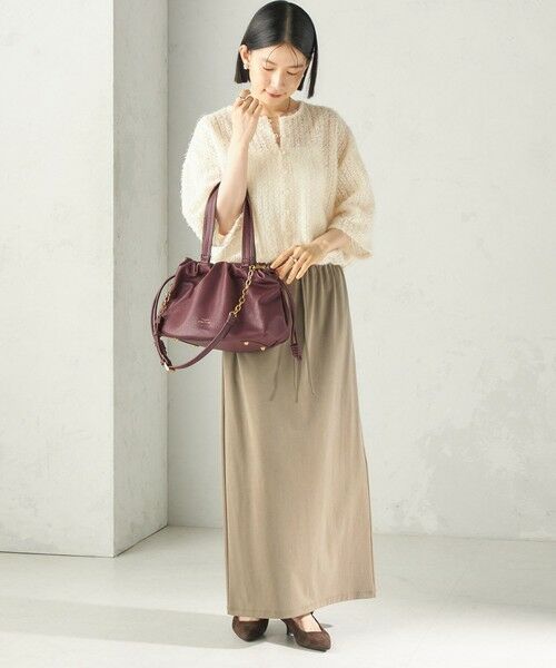 SHIPS / シップス ショルダーバッグ | 《予約》【WEB限定】George Cinq: DRAWSTRING BAG（L） | 詳細17