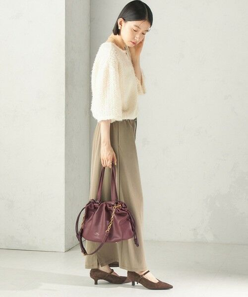 SHIPS / シップス ショルダーバッグ | 《予約》【WEB限定】George Cinq: DRAWSTRING BAG（L） | 詳細18