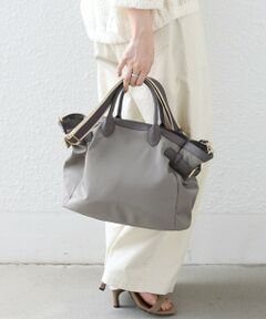 SHIPS / シップス トートバッグ | 《予約》【WEB限定】ライン テープ 素材 コンビ トート バッグ