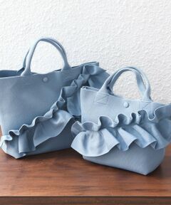SHIPS / シップス トートバッグ | 《予約》【WEB限定】フリル ジャカード トートバッグ S