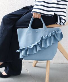 SHIPS / シップス トートバッグ | 《予約》【WEB限定】フリル ジャカード トートバッグ M