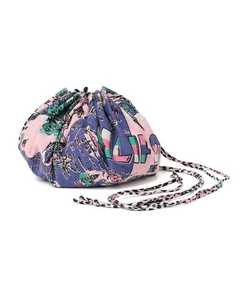 SHIPS / シップス ショルダーバッグ | 《予約》【SHIPS別注/PINK RIBBONチャリティー】BINDU: 巾着 バッグ | 詳細10