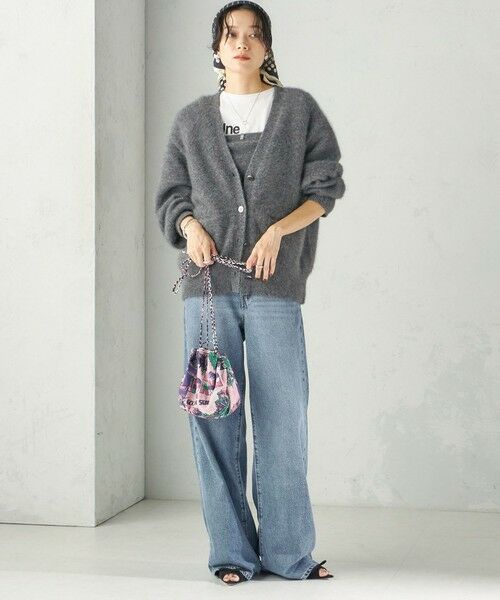 SHIPS / シップス ショルダーバッグ | 《予約》【SHIPS別注/PINK RIBBONチャリティー】BINDU: 巾着 バッグ | 詳細4