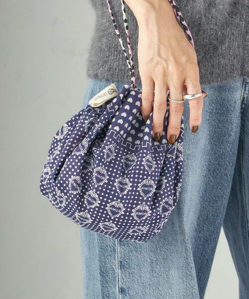 SHIPS / シップス ショルダーバッグ | 《予約》【SHIPS別注/PINK RIBBONチャリティー】BINDU: 巾着 バッグ | 詳細6