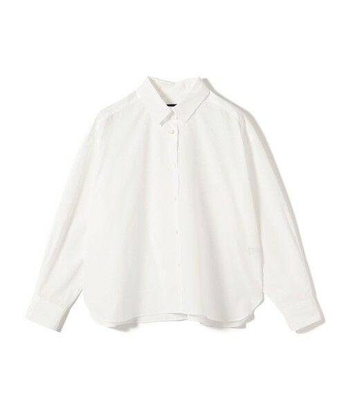 SHIPS / シップス シャツ・ブラウス | SHIPS Primary Navy Label:〈洗濯機可能〉コットン レギュラーカラー シャツ（オフホワイト）