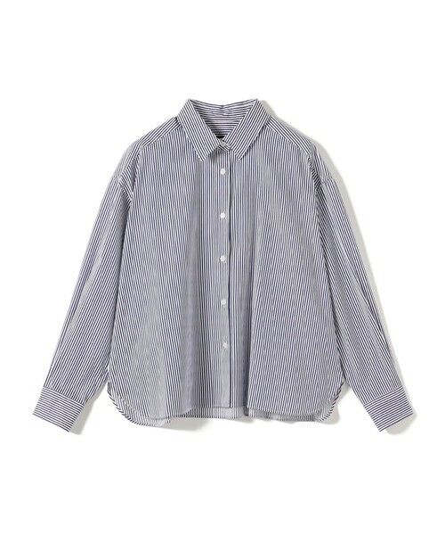 SHIPS / シップス シャツ・ブラウス | SHIPS Primary Navy Label:〈洗濯機可能〉コットン レギュラーカラー シャツ（ネイビー）