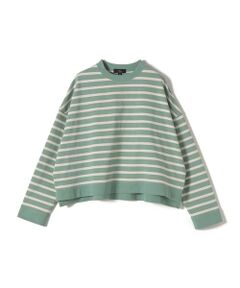 SHIPS / シップス カットソー（半袖以外） | 〈手洗い可能〉コットン ボーダー クルーネック プルオーバー（33・62）