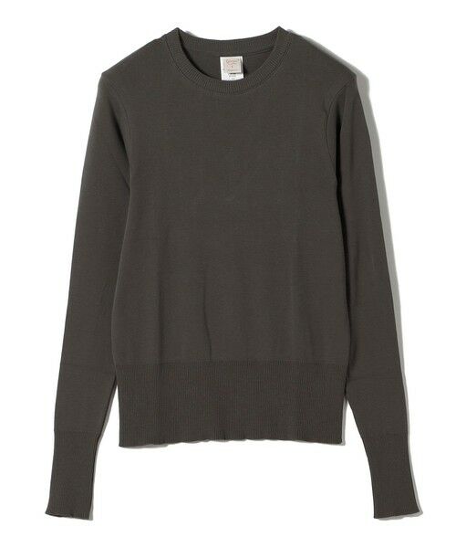 SHIPS / シップス カットソー（半袖以外） | gicipi: クルーネック ニットソー（FRAGORA）（ブラウン）