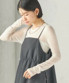 SHIPS / シップス カットソー | 《予約》〈手洗い可能〉カシミヤ混 シアー テレコ プルオーバー