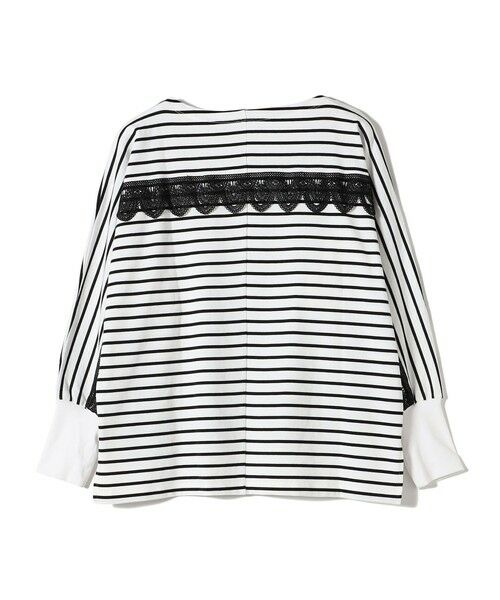 SHIPS / シップス カットソー（半袖以外） | 《予約》【WEB限定】〈手洗い可能〉バック レース 袖 ロング リブ ドルマン プルオーバー | 詳細9