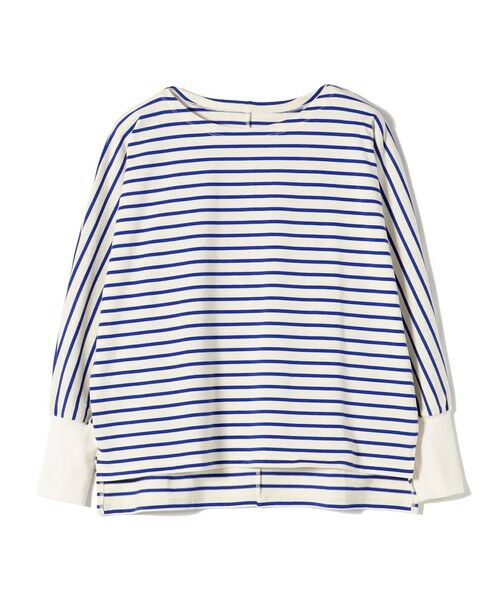 SHIPS / シップス カットソー（半袖以外） | 《予約》【WEB限定】〈手洗い可能〉バック レース 袖 ロング リブ ドルマン プルオーバー | 詳細19