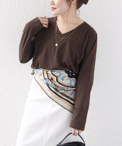 SHIPS / シップス カットソー（半袖以外） | 《予約》【WEB限定】〈ネックが選べる〉オーガニックコットン バリエーション ネック ロングスリーブ TEE