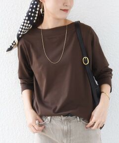 SHIPS / シップス カットソー（半袖以外） | 《予約》【WEB限定】〈ネックが選べる〉オーガニックコットン バリエーション ネック ロングスリーブ TEE