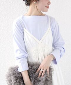 SHIPS / シップス カットソー（半袖以外） | 《予約》【WEB限定】〈ネックが選べる〉オーガニックコットン バリエーション ネック ロングスリーブ TEE