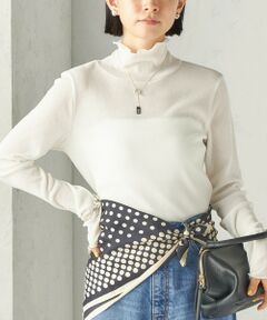 SHIPS / シップス カットソー（半袖以外） | 《予約》〈手洗い可能〉ドライ テレコ リブ タートルネック