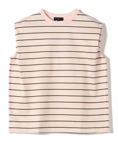 SHIPS / シップス カットソー（半袖以外） | SHIPS Primary Navy Label: マルチボーダー フレンチ スリーブ プルオーバー