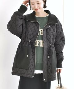 SHIPS / シップス ブルゾン | 《予約》【WEB限定】ニットコンビ ドロスト キルティング ジャケット