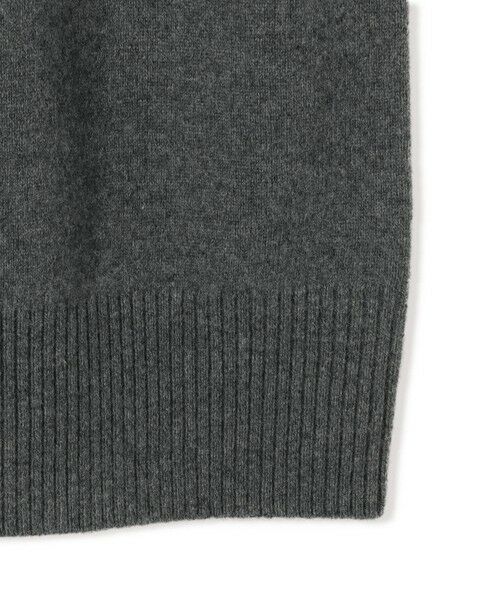 SHIPS / シップス ミニ丈・ひざ丈ワンピース | 《予約》〈手洗い可能〉ウール カシミヤ ハーフジップ ワンピース | 詳細15