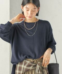 SHIPS / シップス ニット・セーター | 《予約》〈手洗い可能〉ウォッシャブル ウール ダブル カフス ニット プルオーバー