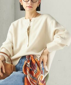 SHIPS / シップス ニット・セーター | 《予約》〈手洗い可能〉ウール カシミヤ 2WAY ヘンリーネック プルオーバー