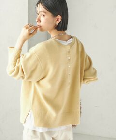 SHIPS / シップス ニット・セーター | 《予約》〈手洗い可能〉ウール カシミヤ 2WAY ヘンリーネック プルオーバー