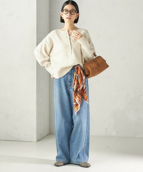 SHIPS / シップス ニット・セーター | 《予約》〈手洗い可能〉ウール カシミヤ 2WAY ヘンリーネック プルオーバー | 詳細1