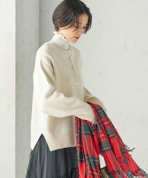 SHIPS / シップス ニット・セーター | 《予約》〈手洗い可能〉ウール カシミヤ 2WAY ヘンリーネック プルオーバー | 詳細12