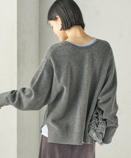 SHIPS / シップス ニット・セーター | 《予約》〈手洗い可能〉ウール カシミヤ 2WAY ヘンリーネック プルオーバー | 詳細23