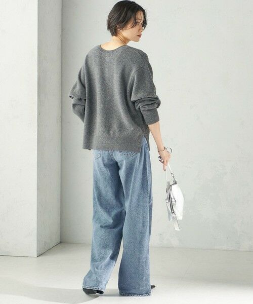 SHIPS / シップス ニット・セーター | 《予約》〈手洗い可能〉ウール カシミヤ 2WAY ヘンリーネック プルオーバー | 詳細26