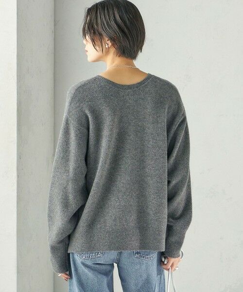 SHIPS / シップス ニット・セーター | 《予約》〈手洗い可能〉ウール カシミヤ 2WAY ヘンリーネック プルオーバー | 詳細30
