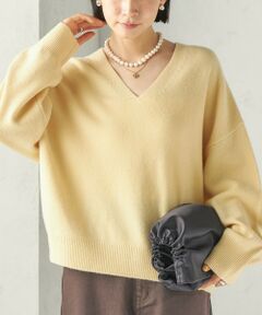 SHIPS / シップス ニット・セーター | 《予約》〈手洗い可能〉ウール カシミヤ V ネック プルオーバー
