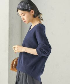 SHIPS / シップス ニット・セーター | 《予約》〈手洗い可能〉ウール カシミヤ V ネック プルオーバー