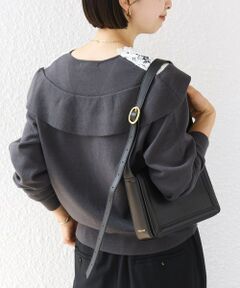 SHIPS / シップス カーディガン・ボレロ | 《予約》【WEB限定】〈手洗い可能〉レース ビッグ カラー ニット カーディガン