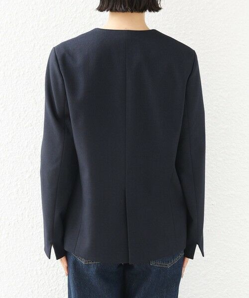 SHIPS / シップス ノーカラージャケット | 《予約》〈洗濯機可能〉FUNCTION ツイル ジャケット 26AW | 詳細27