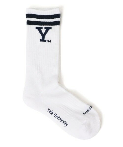 SHIPS / シップス ソックス | RUSSELL ATHLETIC: COLLEGE/P SOX（ホワイト）