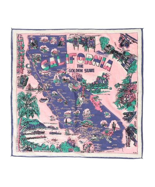 SHIPS / シップス バンダナ・スカーフ | 《予約》【SHIPS別注/PINK RIBBONチャリティー】BINDU: スカーフ 64×64 | 詳細9