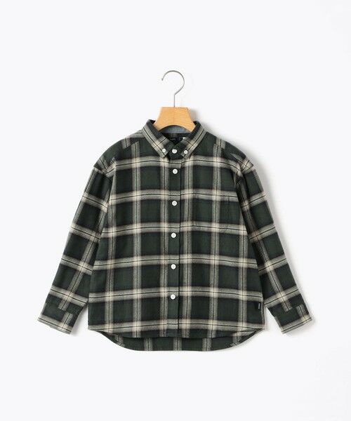 SHIPS / シップス シャツ・ブラウス | SHIPS KIDS:80〜90cm / ネル チェック ボタンダウン シャツ（ネイビー）