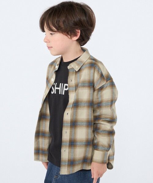 SHIPS / シップス シャツ・ブラウス | SHIPS KIDS:100〜130cm / ネル チェック ボタンダウン シャツ | 詳細3