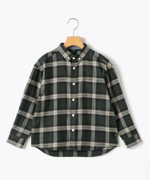 SHIPS / シップス シャツ・ブラウス | SHIPS KIDS:140〜160cm / ネル チェック ボタンダウン シャツ（ネイビー）