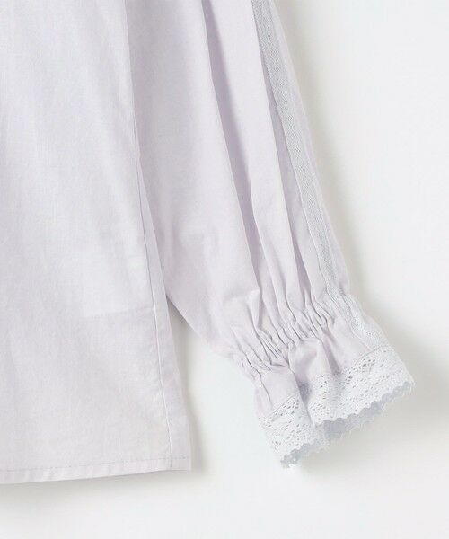 SHIPS / シップス シャツ・ブラウス | SHIPS KIDS:80〜90cm / ピンタック レース ブラウス | 詳細5