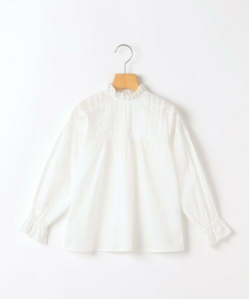 SHIPS / シップス シャツ・ブラウス | SHIPS KIDS:100〜130cm / ピンタック レース ブラウス | 詳細10