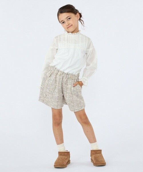 SHIPS / シップス シャツ・ブラウス | SHIPS KIDS:100〜130cm / ピンタック レース ブラウス | 詳細5