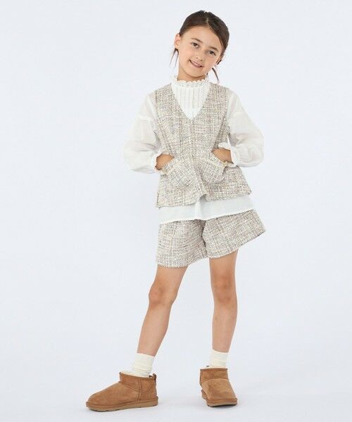 SHIPS / シップス シャツ・ブラウス | SHIPS KIDS:100〜130cm / ピンタック レース ブラウス | 詳細6