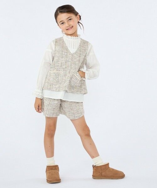 SHIPS / シップス シャツ・ブラウス | SHIPS KIDS:100〜130cm / ピンタック レース ブラウス | 詳細7