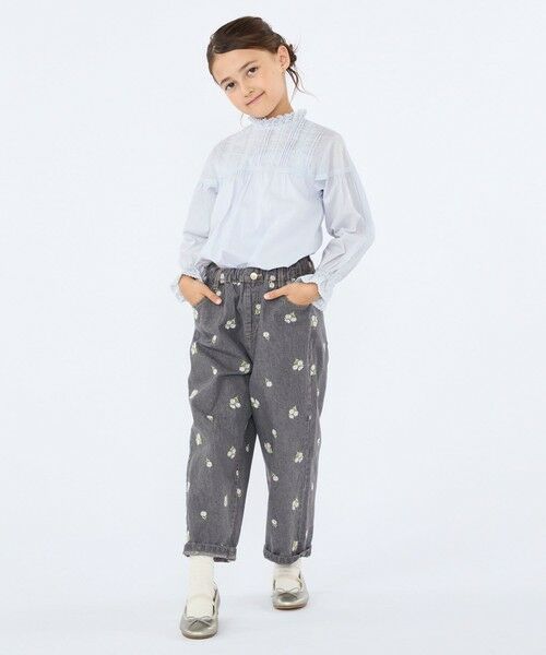SHIPS / シップス シャツ・ブラウス | SHIPS KIDS:100〜130cm / ピンタック レース ブラウス | 詳細20