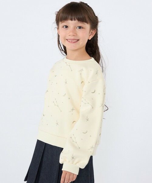 SHIPS / シップス スウェット | SHIPS KIDS:100〜130cm /星座 モチーフ スウェット（オフホワイト）