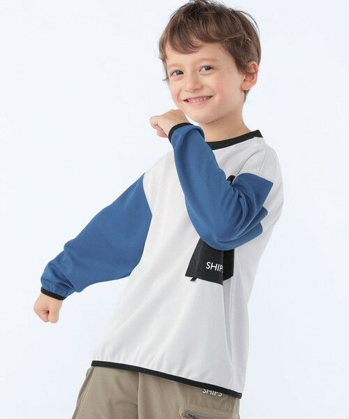SHIPS / シップス Tシャツ | SHIPS KIDS:120〜130cm /〈吸水速乾〉Octa(R) ロングスリーブ カットソー | 詳細1