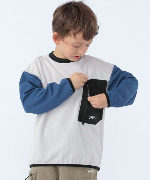 SHIPS / シップス Tシャツ | SHIPS KIDS:120〜130cm /〈吸水速乾〉Octa(R) ロングスリーブ カットソー | 詳細3